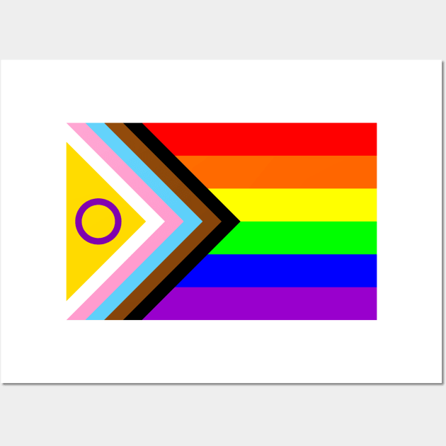 Progress Pride Flag Wall Art by tuditees